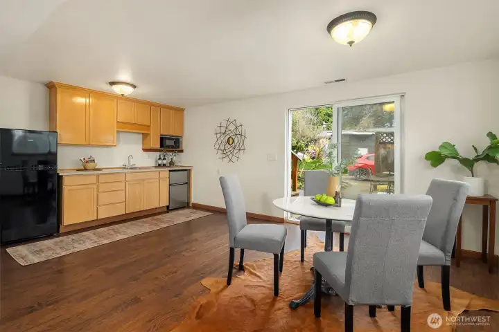 Kitchenette in downstairs.