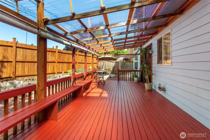 Large Deck area