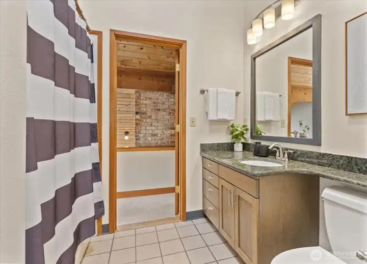 Main bathroom upstairs