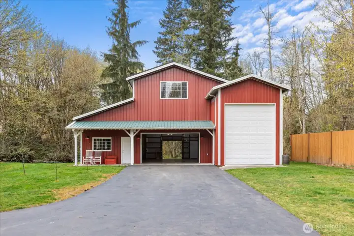 Pass Through to the private area in back of shop