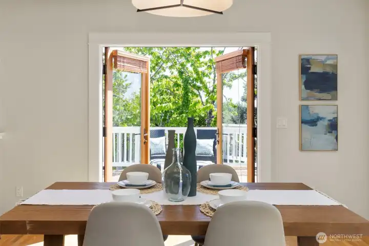 Indoor-outdoor living at its finest.