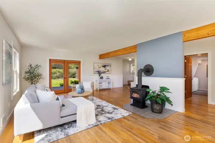 Spacious and flexible open concept.