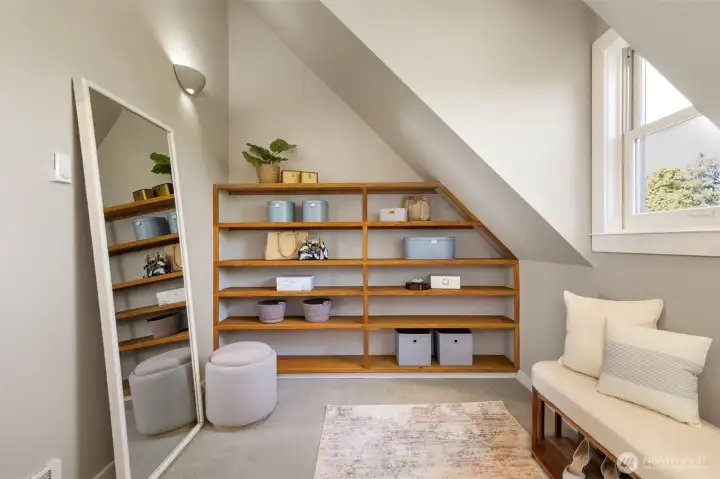 Custom wood shelves