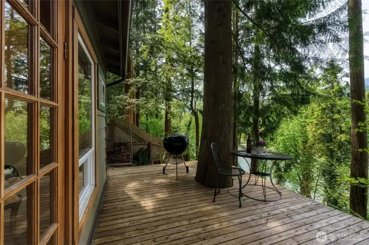 Your own private deck ~ the perfect space to relax.
