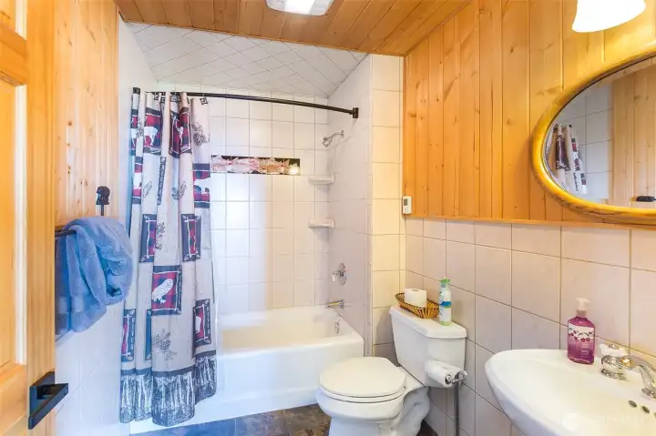 Lower level bath