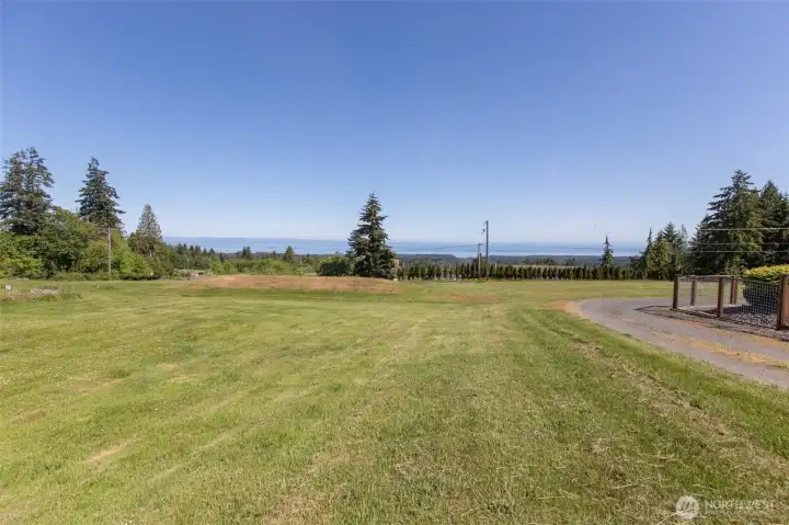 View from west yard