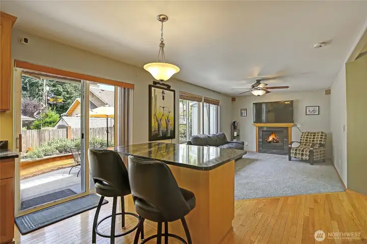 Open living spaces designed for entertaining inside and out.
