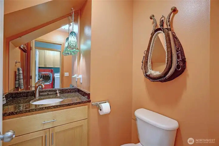Main floor powder bath.