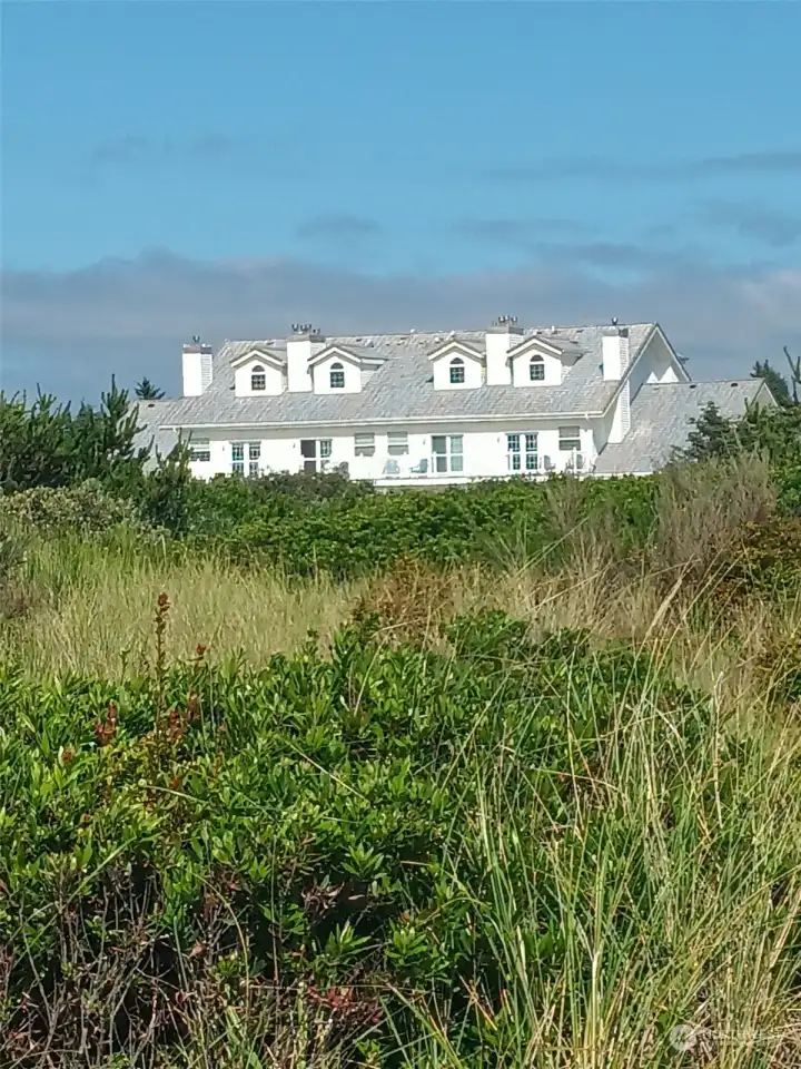 View of the back of the building from the Dune Trail.