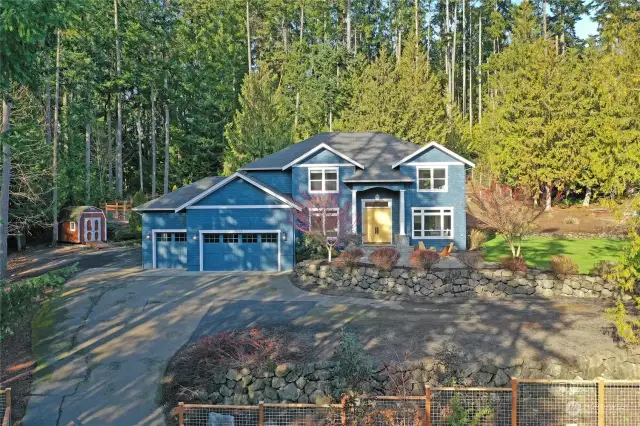 The tranquil and serene property has brand-new full yard fencing and privacy trees on the east side of the property line