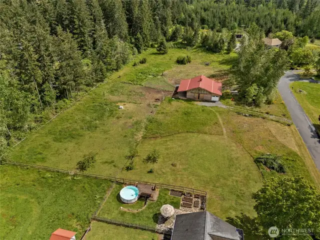 South end of property.