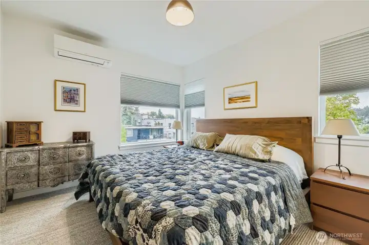 Primary Bedroom fits a King size bed.