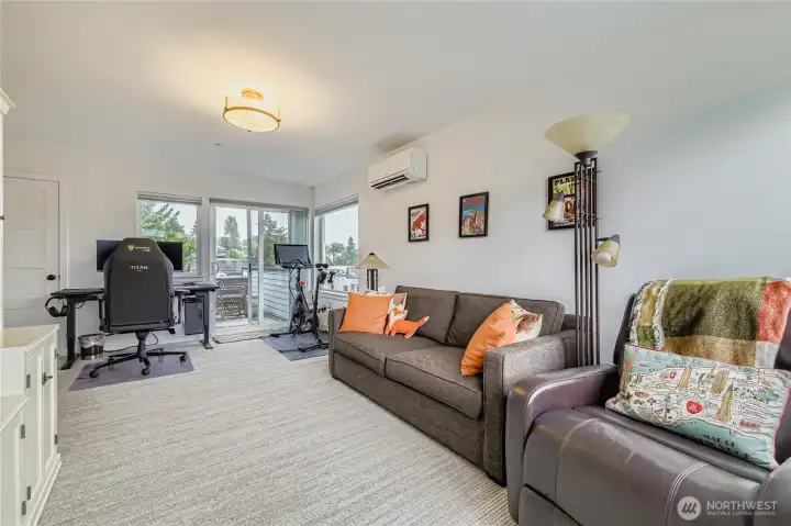 Level 4 flex space- currently a hang out and an office