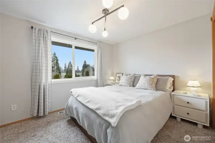 One of the secondary bedrooms on upper level ...