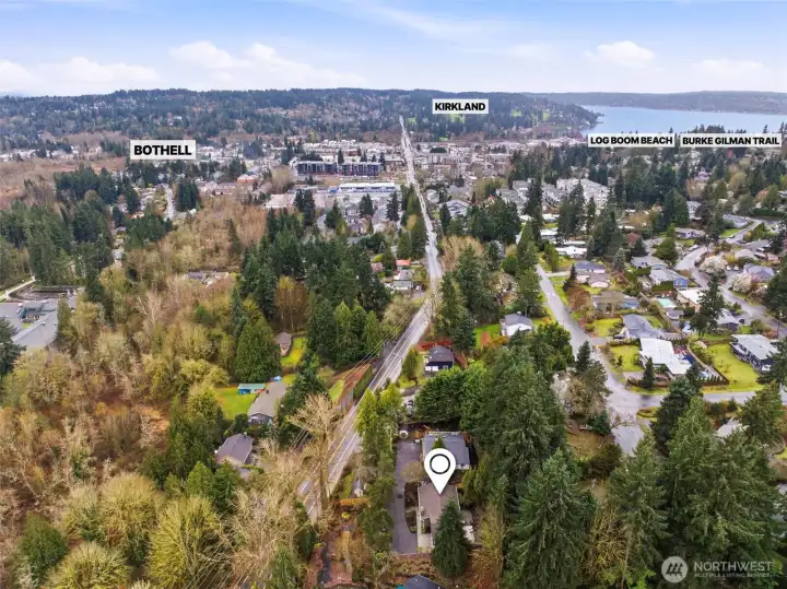 Conveniently located just minutes from the Burke-Gilman Trail, Log Boom Park on Lake Washington, shopping and dining options in both Lake Forest Park and Bothell, and easy commuting routes to Seattle and the Eastside, as well as Paine Field Airport.