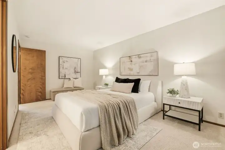 Serene Primary with ensuite and walk-in closet