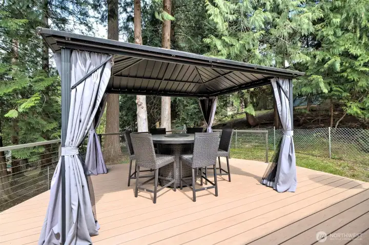Gazebo and fire table are negotiable!