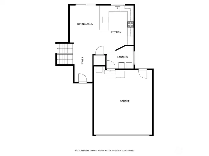 Main level floor plan.