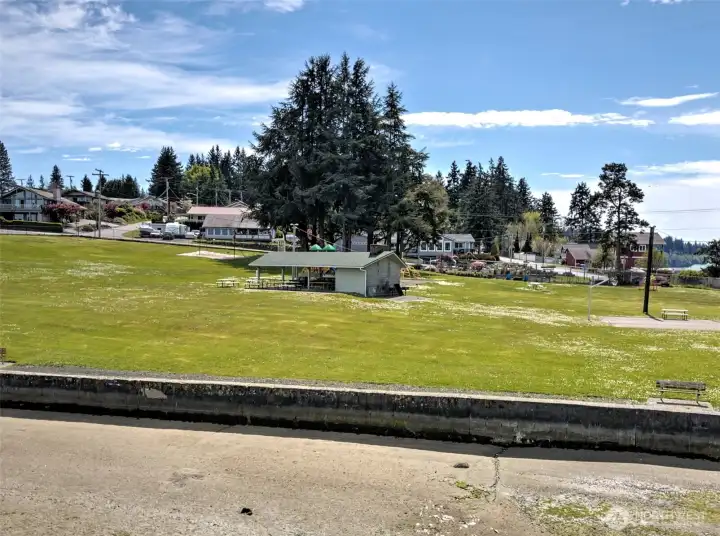 Private community beach