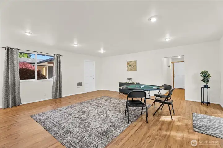 Entertainment room - Work out area - Work from home office area - Rent out for additional income
