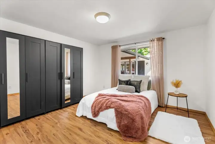 Bedroom off bonus living area