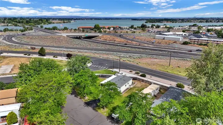 At this home, there are no neighbors on the left or in back.