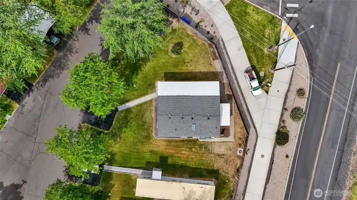 Just a few steps away from the gated entrance and the sidewalk for your daily walk.
