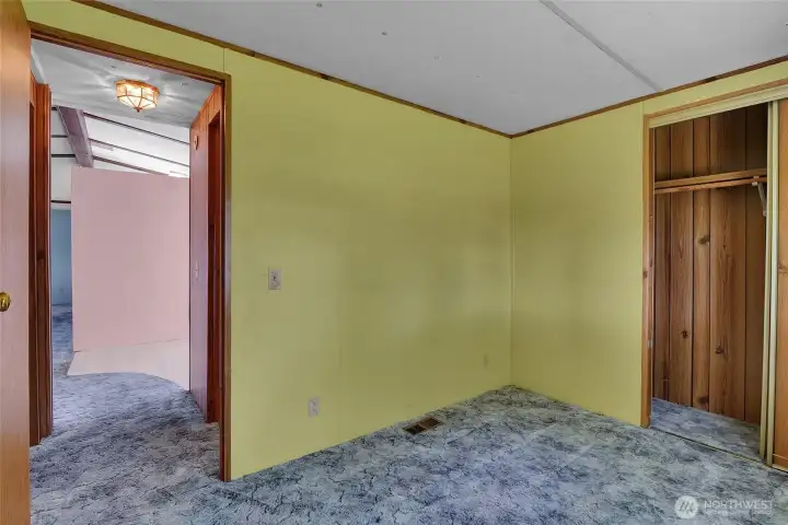 Another view of the third bedroom.