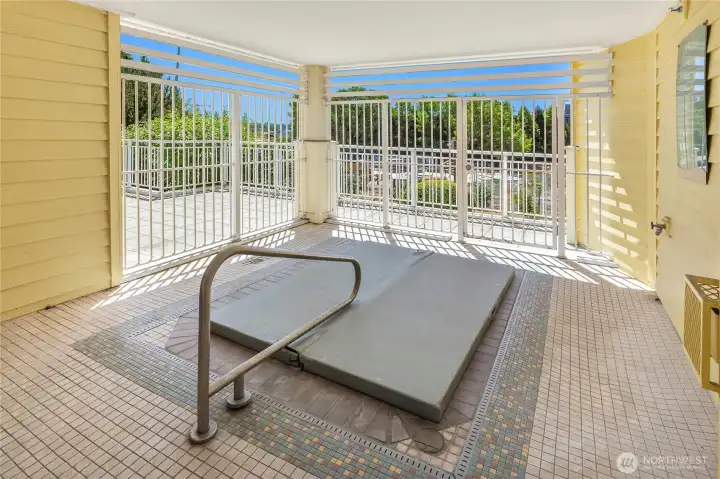 Hot tub.