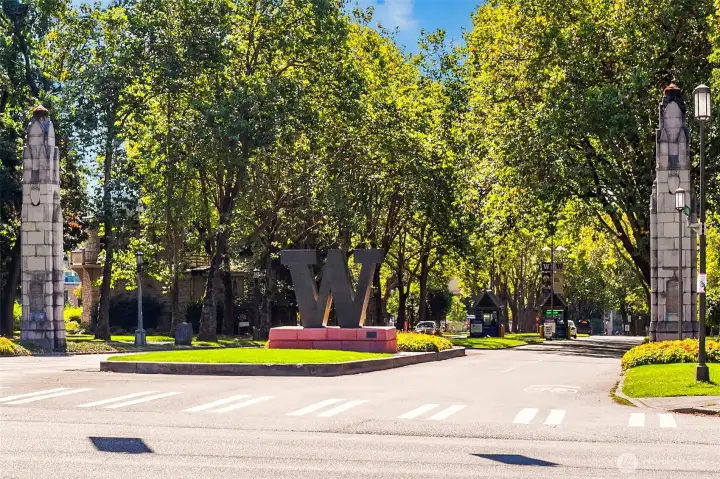 Just a short walk to the fabulous UW campus (via the Burke Gilman Trail)!