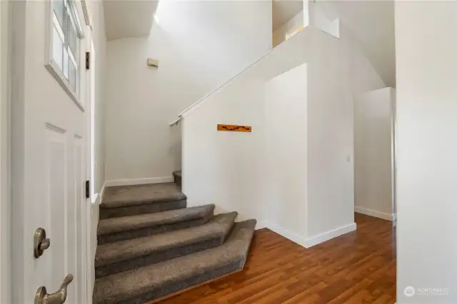 Plush new carpet welcomes you up the stairs. Fresh interior paint is clean and crisp.