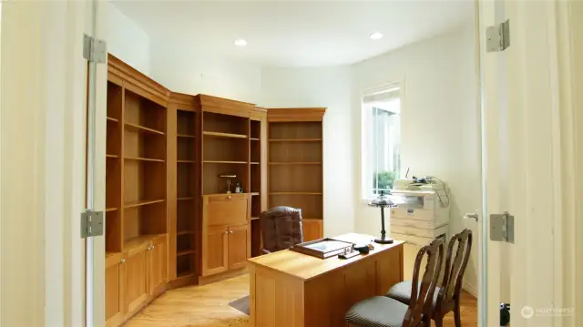 Den/Office with French Door on Main Level for the Master of House as Home Office