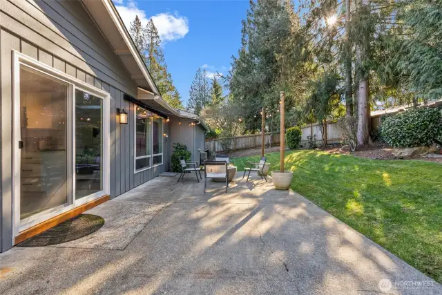 Who loves to entertain? This space is ready with lighting and a large patio—perfect for bringing the crowd together and enjoying the good times!