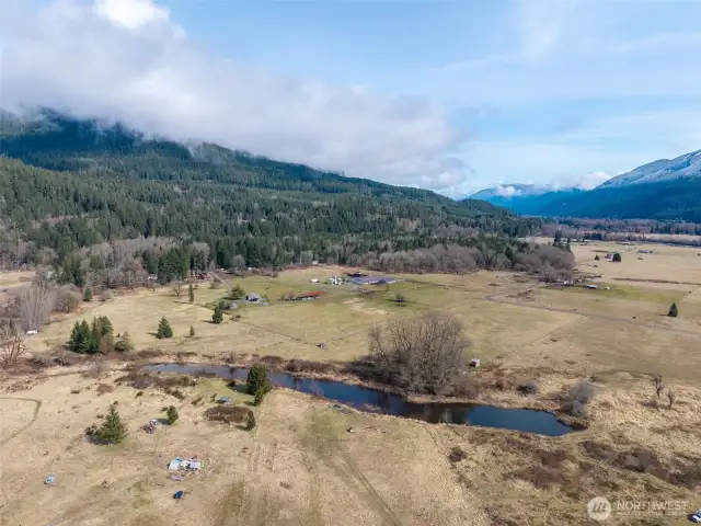 Johnson Pond on property