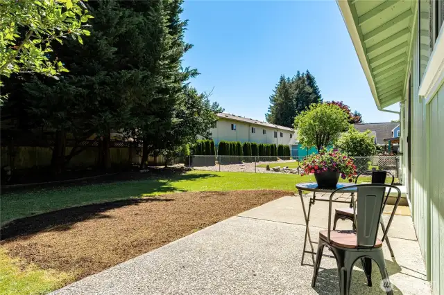 This is the perfect quiet place to enjoy your morning coffee!