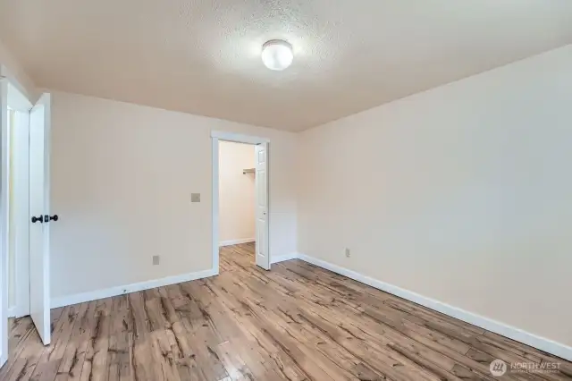 Primary Bedroom (Have seen other units use closet space as laundry)