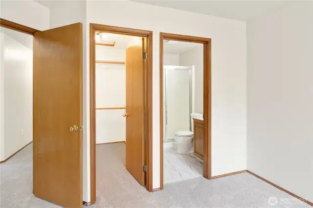 Spacious Walk-In Closet & En-suite Bath with Walk-In Shower.