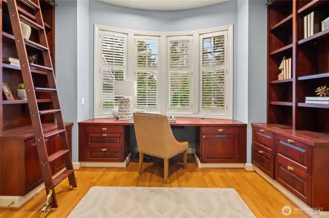 Library w/ murphy bed