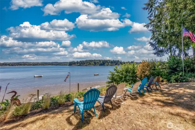 Such a perfect spot to catch the fourth of July fireworks!