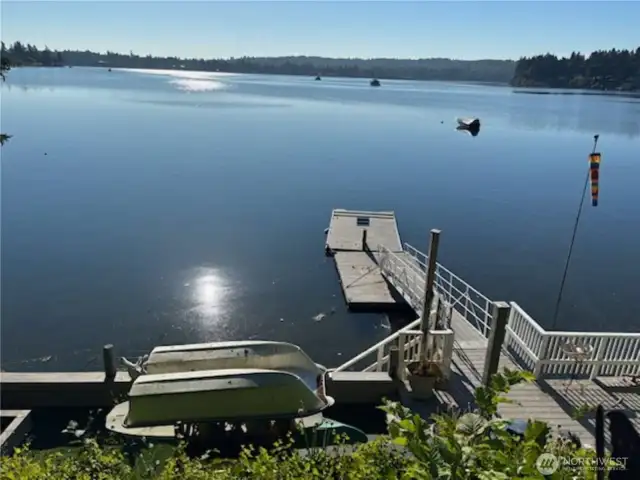 Down at the waters edge. Enjoy boating, kayaking, paddleboard, or even a  summer swim!