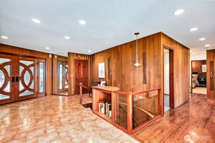 Double door entryway