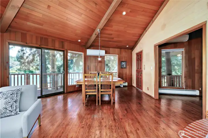 Oak hardwood floors