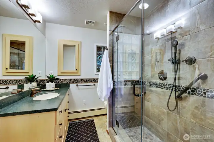 Updated bath on main floor