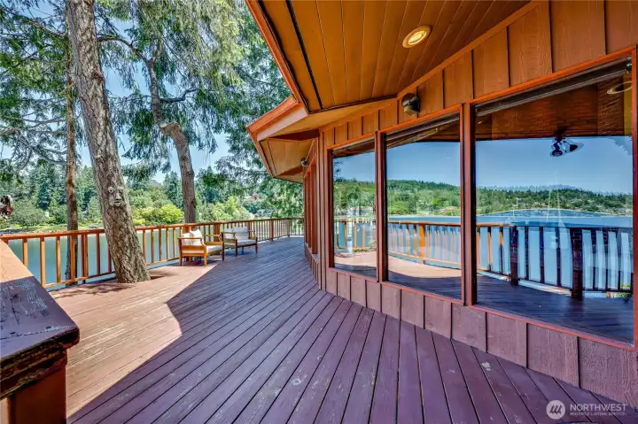 Endless decks off main level