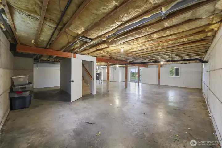 Unfinished basement area 1