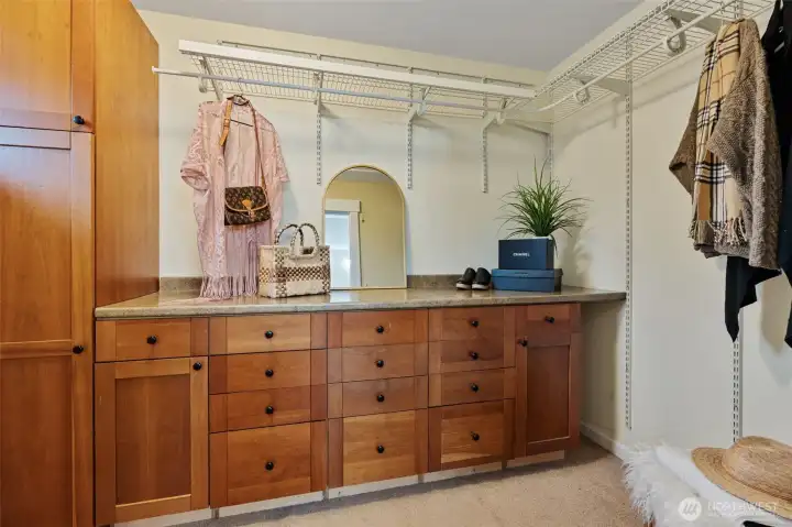 Primary Walk In Closet