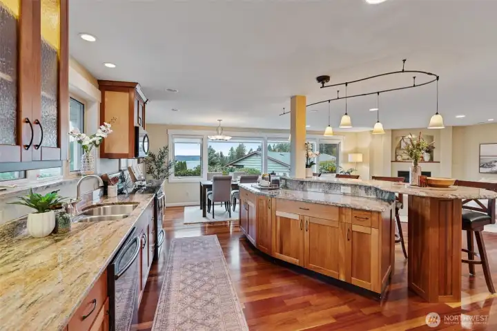 Kitchen Facing the View