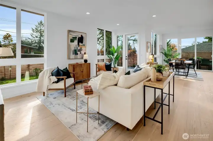 Light filled Living Room.