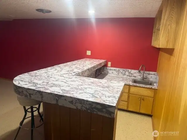 Wet bar in Rec Room