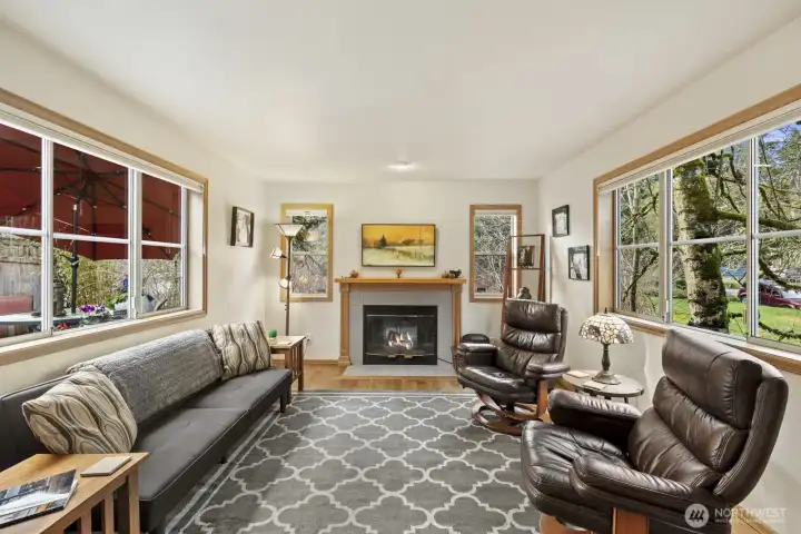 The unique layout and design of the home maximizes every square foot of space and every bit of light!